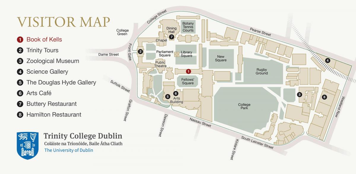 kartta Trinity College