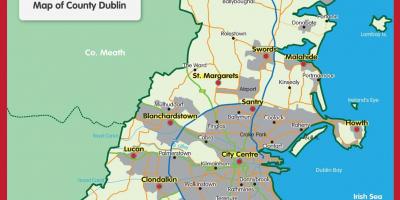 Kartta Dublin county