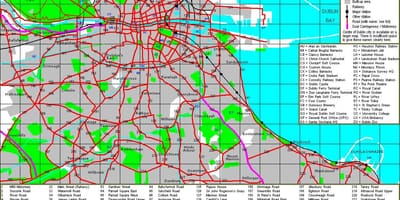 Street map-Dublin