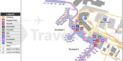 Kartta Dublin lentokenttä